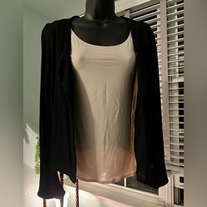 Chloe Black Top, for formal wear, office or dress up attire. Made in France.